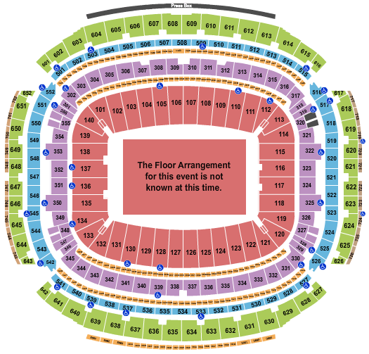 NRG Stadium Chris Brown Seating Chart